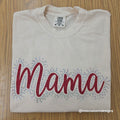 Custom Mama Glitter & Rhinestone Tee